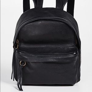 Madewell Leather Lorimer Mini Backpack Black